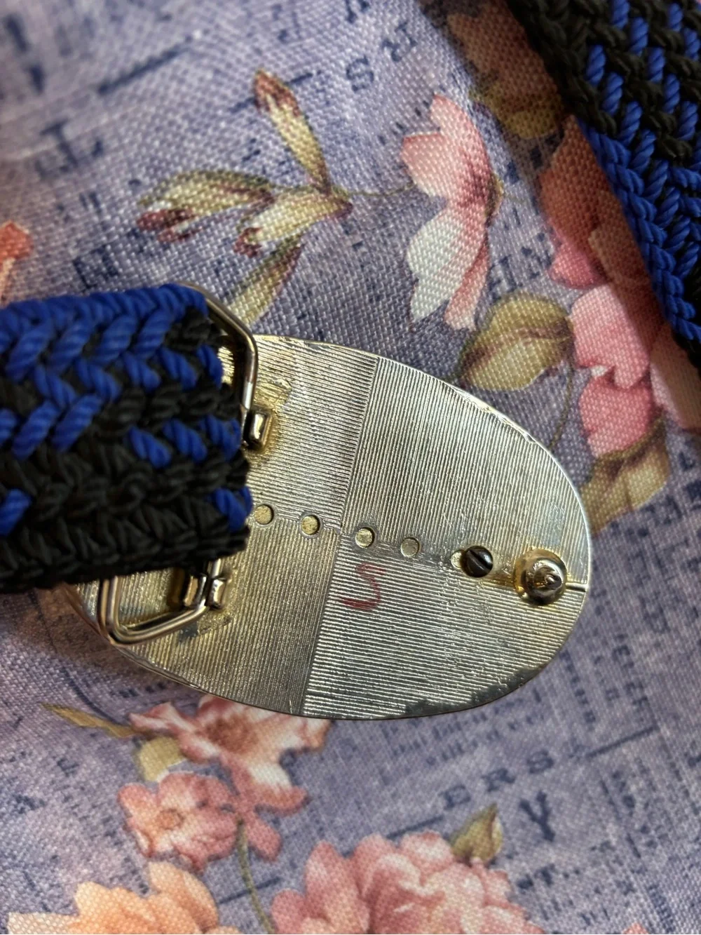 Woven Rope Waist Belt with tiger eye belt buckle